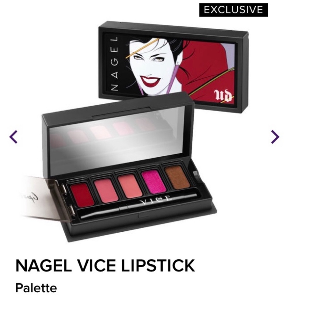 Rare sold out Urban Decay Patrick Nagel Duran Duran Rio lipstick palette